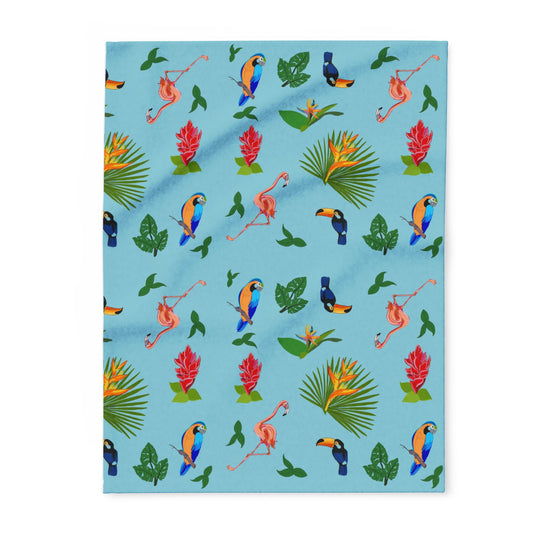 Flamingo fancy fleece