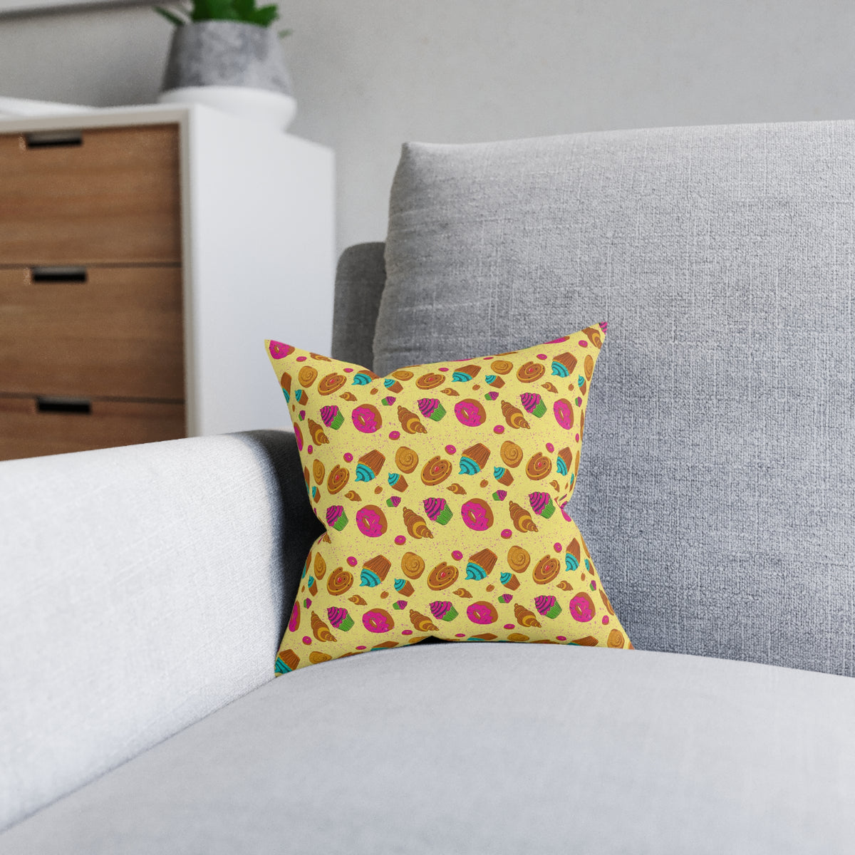 Pastry Square Pillow