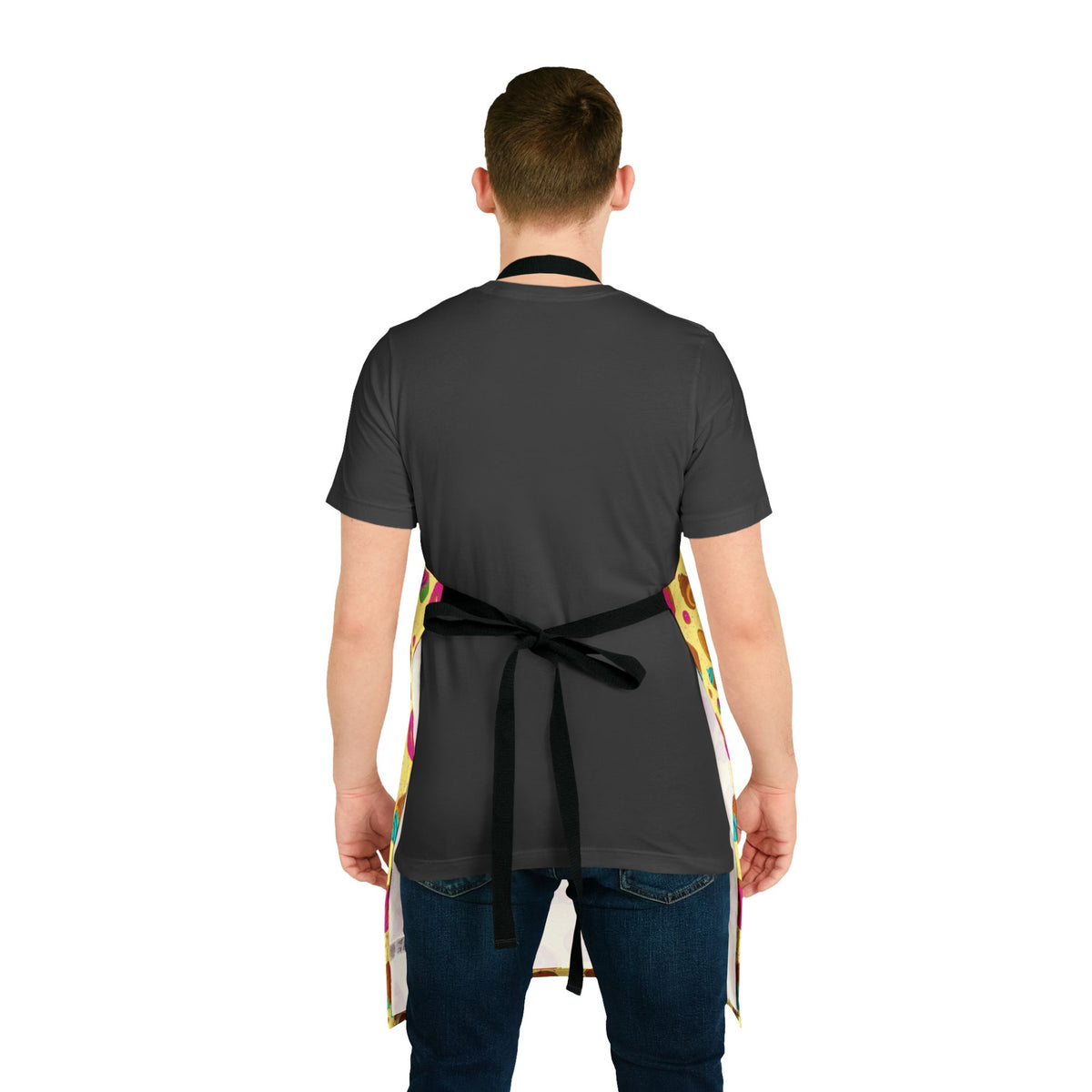 .Pastry Apron, 5-Color Straps (AOP)